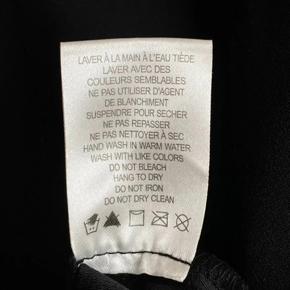 Fenn Right Manson Studio Black Jeweled  Blouse - Picture 9 of 10